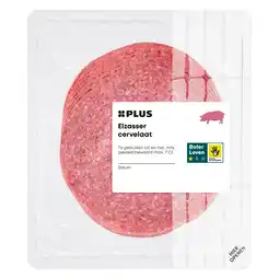 PLUS PLUS Elzasser cervelaat aanbieding