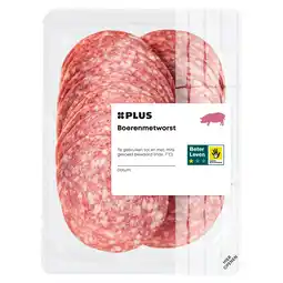 PLUS PLUS Boerenmetworst aanbieding