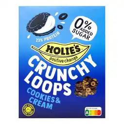 PLUS Holie's Crunchy Loops Cookies&Cream aanbieding