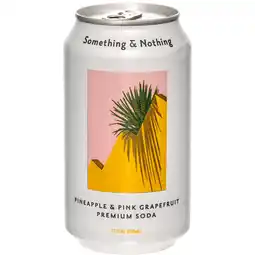 PLUS Something & Nothing Pineapple Grapefruit aanbieding