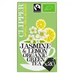 PLUS Clipper Green jasmin thee aanbieding