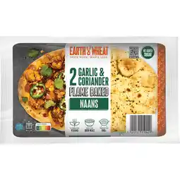 PLUS Earth & Wheat Naanbrood knoflook koriander aanbieding