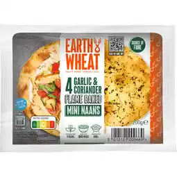PLUS Earth & Wheat Mini naanbrood knoflook koriander aanbieding