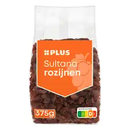 PLUS PLUS Sultana rozijnen aanbieding