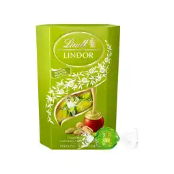 PLUS Lindt Lindor Cornet Pistache aanbieding