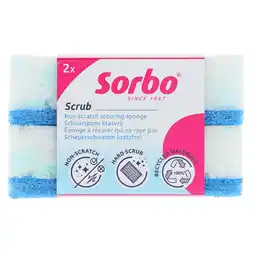 PLUS Sorbo Schuurspons krasvrij recycled aanbieding