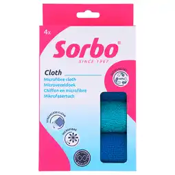 PLUS Sorbo Microvezeldoek recycled 35x35cm aanbieding