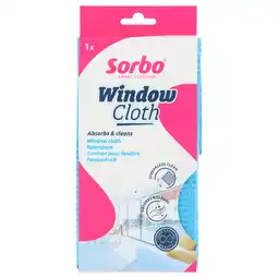 PLUS Sorbo window cloth 30x40cm aanbieding