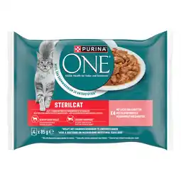 PLUS Purina One sterilcat maaltijdzakjes aanbieding