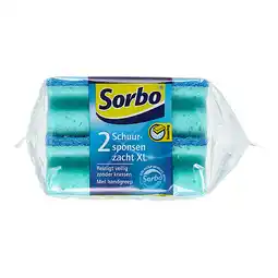 PLUS Sorbo Schuurspons XL Krasvrij aanbieding