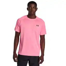 Foot Locker Under Armour Tech T-shirts Heren - Roze - Maat XS - Poly Jersey aanbieding