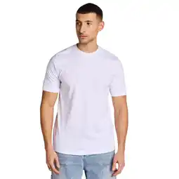 Foot Locker LCKR Moswood T-shirts Heren - Wit - Maat S - Katoen Jersey aanbieding