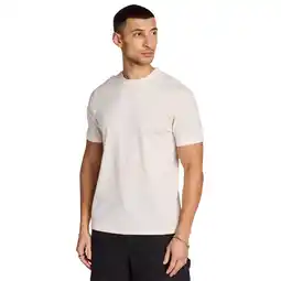 Foot Locker LCKR Moswood T-shirts Heren - Beige - Maat XS - Katoen Jersey aanbieding