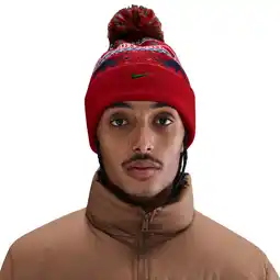 Foot Locker Nike Peak Winter mutzen Unisex - Rood - One Size - Wol aanbieding