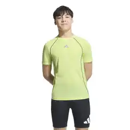 Foot Locker Adidas Tech T-shirts Kinder - Geel - Maat 123 - 129 CM - Poly Jersey aanbieding