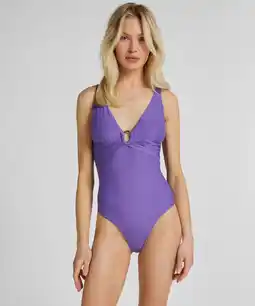 Hunkemoller Hunkemöller Corrigerend Badpak Luxe Paars aanbieding