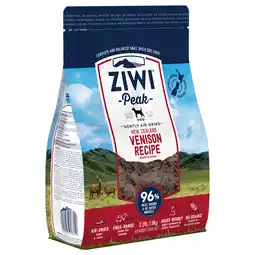 Zooplus 2x1kg Ziwi Peak Air Dried met Hert Hondenvoer droog aanbieding