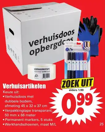 Dirk Verhuisartikelen aanbieding