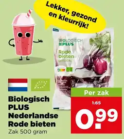 PLUS Biologisch PLUS Nederlandse Rode bieten aanbieding