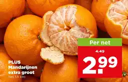 PLUS PLUS Mandarijnen extra groot aanbieding