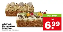 PLUS Alle PLUS Korenlanders Schnitten aanbieding