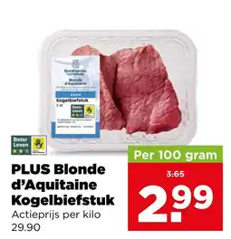 PLUS PLUS Blonde d'Aquitaine Kogelbiefstuk aanbieding