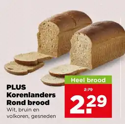 PLUS PLUS Korenlanders Rond brood aanbieding