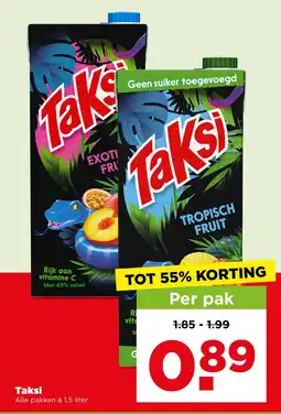 PLUS Taksi aanbieding