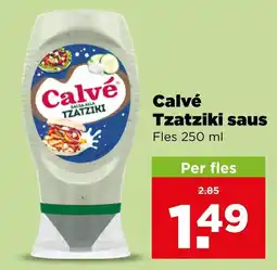 PLUS Calvé Tzatziki saus aanbieding