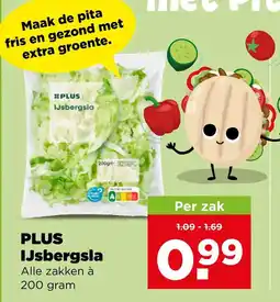 PLUS PLUS IJsbergsla aanbieding
