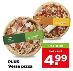 PLUS PLUS Verse pizza aanbieding