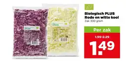 PLUS Biologisch PLUS Rode en witte kool aanbieding