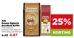 PLUS Alle Douwe Egberts Excellent Koffie aanbieding