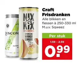 PLUS Craft Frisdranken aanbieding
