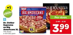 PLUS Dr. Oetker Suprema en Big Americans XL aanbieding