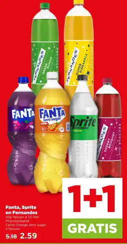 PLUS Fanta, Sprite en Fernandes aanbieding