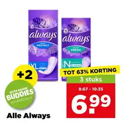 PLUS Alle Always aanbieding