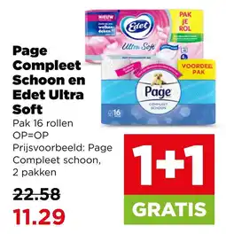 PLUS Page Compleet Schoon en Edet Ultra Soft aanbieding