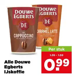 PLUS Alle Douwe Egberts IJskoffie aanbieding