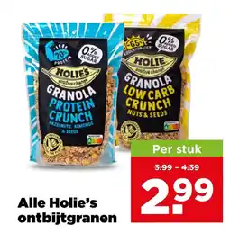 PLUS Alle Holie's ontbijtgranen aanbieding