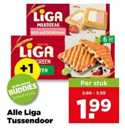 PLUS Alle Liga Tussendoor aanbieding