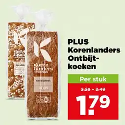 PLUS PLUS Korenlanders Ontbijtkoeken aanbieding