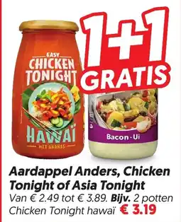 Dekamarkt Aardappel Anders, Chicken Tonight of Asia Tonight aanbieding