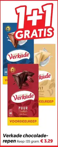 Dekamarkt Verkade chocolade-repen aanbieding