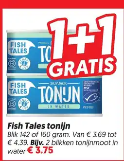 Dekamarkt Fish Tales tonijn aanbieding