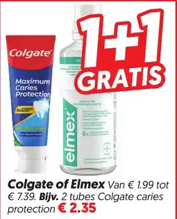 Dekamarkt Colgate of Elmex aanbieding