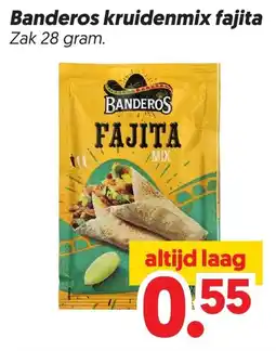 Dekamarkt Banderos kruidenmix fajita aanbieding