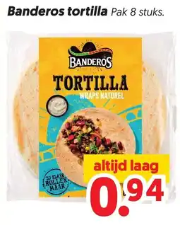 Dekamarkt Banderos tortilla aanbieding