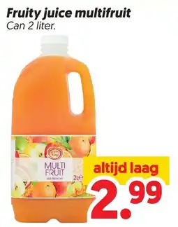 Dekamarkt Fruity juice multifruit aanbieding