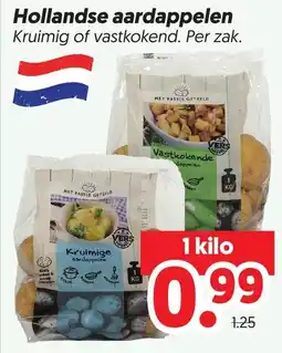 Dekamarkt Hollandse aardappelen aanbieding